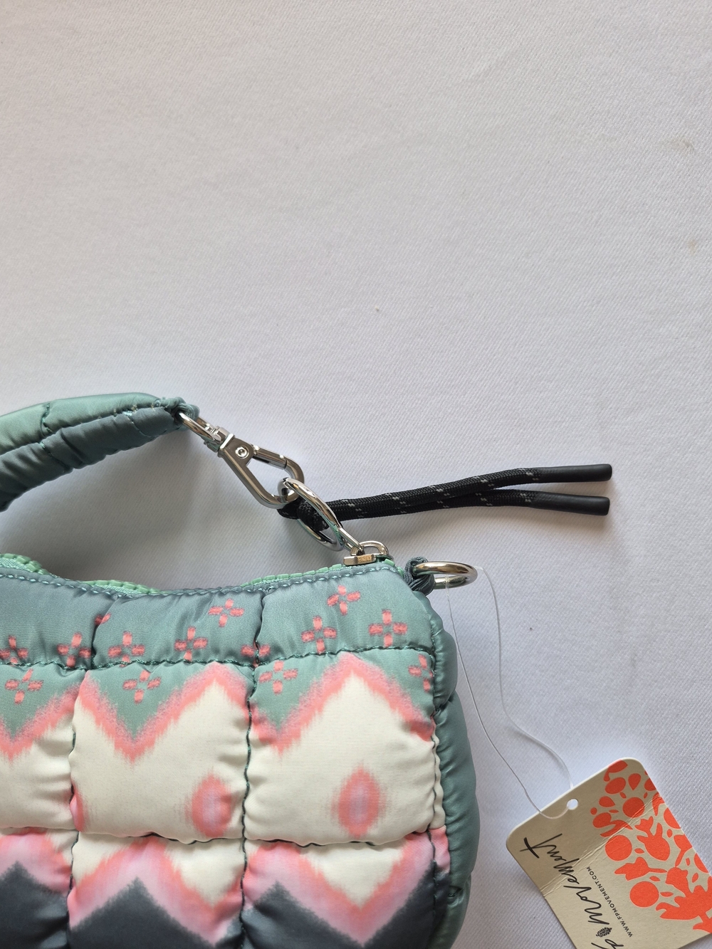Free People Movement Quilted Geometric Mini Wristlet Bag - Picture 4 of 11